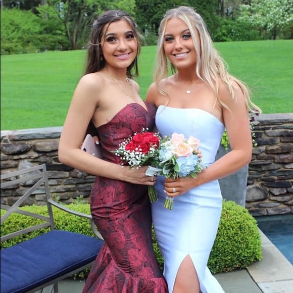 Sherri Hill prom dress. Worn once to prom! - Picture 3 of 7